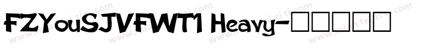 FZYouSJVFWT1 Heavy字体转换